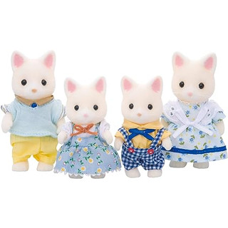 ตุ๊กตา Sylvanian Families ครอบครัวแมวสายไหม FS-12