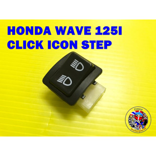 สวิทช์ไฟสูงต่ำ Honda Wave 125 i Click I Con Step Light Switch High Low.