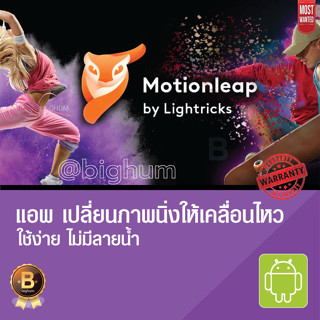 Motionleap 2023 by Lightricks | android software | โปรแกรม เปลี่ยนภาพนิ่งให้เคลื่อนไหว