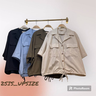 🎈Plussize เสื้อคนอ้วน🎈 มี2ไซส์  M 40-48 L 50-54