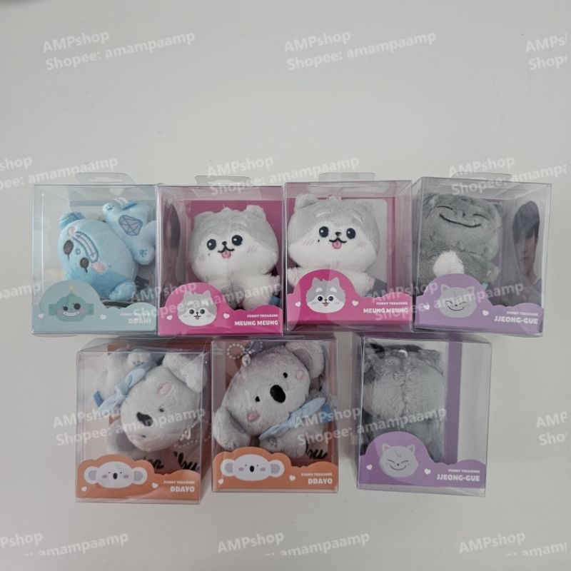 พวงกุญแจ FUNNY TREASURE PLUSH KEYRING สินค้าพร้อมส่ง