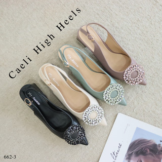 Mgaccess Caeli High Heels Shoes 662-3 รองเท้าคัทชูรัดส้น