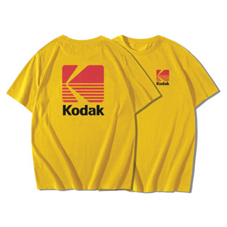 เสื้อยืดคอกลม Cotton 100% สกรีนลาย Kodak Vintage(แขนสั้น)