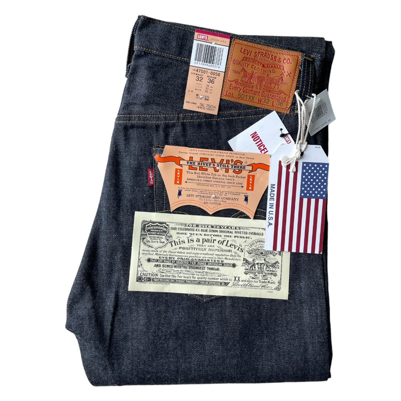 กางเกงยีนส์ ลีวายส์ Levi's LVC 1947 501XX ลิมิเต็ด อิดิชัน Made in USA