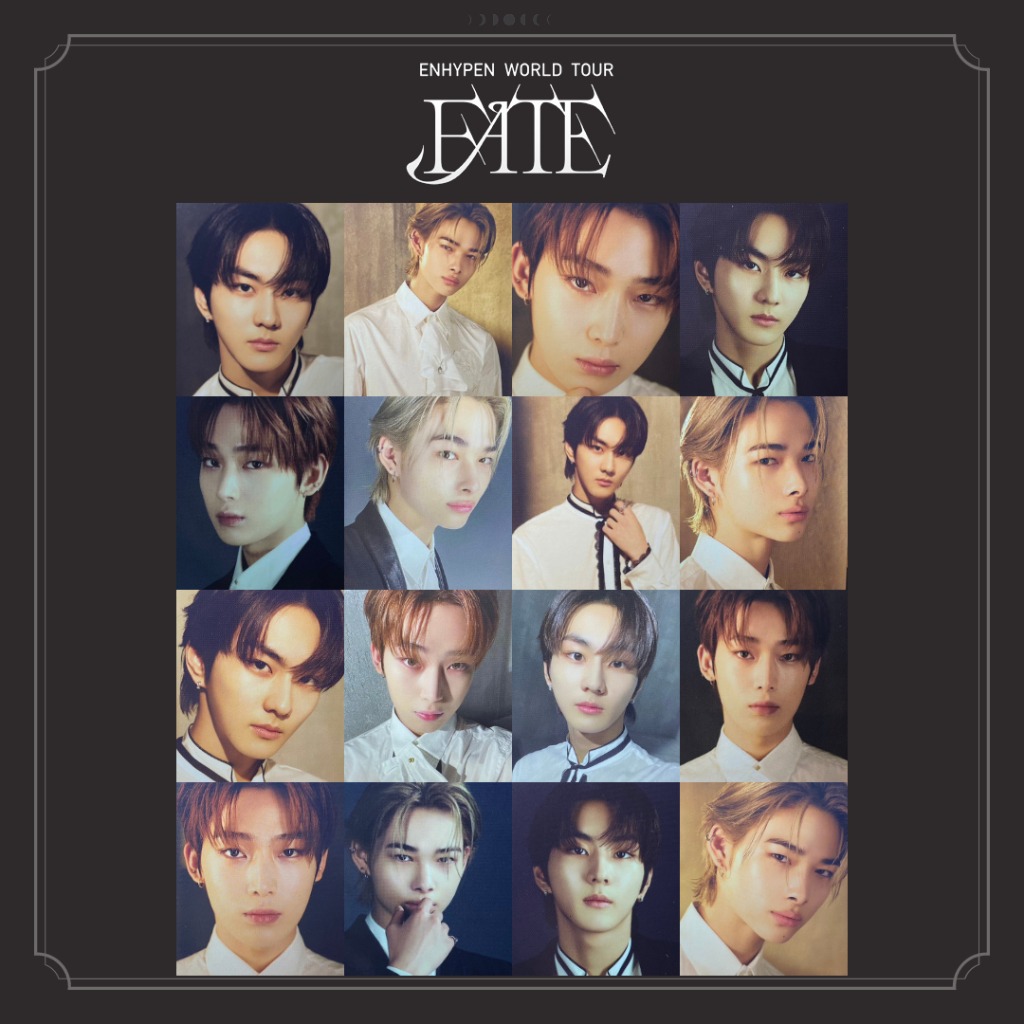 🌑 พร้อมส่ง TRADING CARD 🧡 2023 ENHYPEN WORLD TOUR 'FATE' 🧡