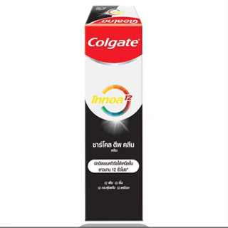 Colgate คอลเกต ยาสีฟัน โททอล ชาร์โคล ดีพ คลีน 80 กรัม ช่วยลดการสะสมของแบคทีเรีย