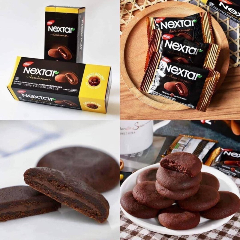 Nextar brawnie อร่อยขั้นสุด กับ แน็คต้าร์บราวนี่ ช็อคโกแลต กล่องมี 8ชิ้น 📦