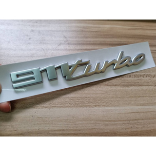 โลโก้ตัวอักษร 911 เทอร์โบ พอร์ช ปอร์เช่ 2021 Porsche * 911 Turbo * 3.7 992 S Coupe letter rear trunk logo emblem