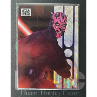 การ์ด Topps Chrome Star Wars Galaxy "The Wrath of Maul" Wave refractor /99