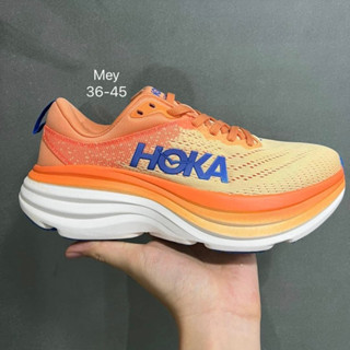 🔥รองเท้าผ้าใบใส่วิ่ง Hoka One One Bondi 8 รองเท้ากีฬา พื้นนิ่มใส่สบาย