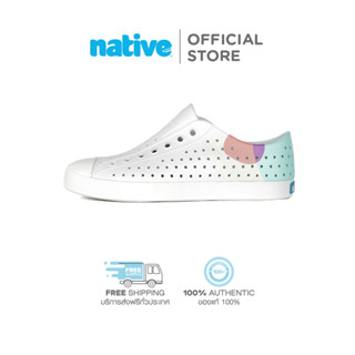 NATIVE รองเท้ากันน้ำผู้ใหญ่ EVA รุ่น JEFFERSON BLOCK Shell White Cool Dot Block