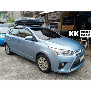 กล่องสัมภาระ สำหรับ Toyota Yaris  ของใหม่ ไม่เจาะหลังคา กล่องหลังคา กล่อง หลากหลายขนาด