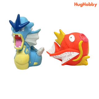 [Set of 2] Bandai Pokemon Kids Magikarp &amp; Gyarados Soft Vinyl Figure (Used)