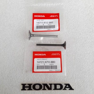 วาล์วไอดี + วาล์วไอเสีย HONDA แท้ศูนย์ Wave125 i ( ปลาวาฬ ปี2012-2019 ) / MSX125 / SF ( ปี2012-2020 )