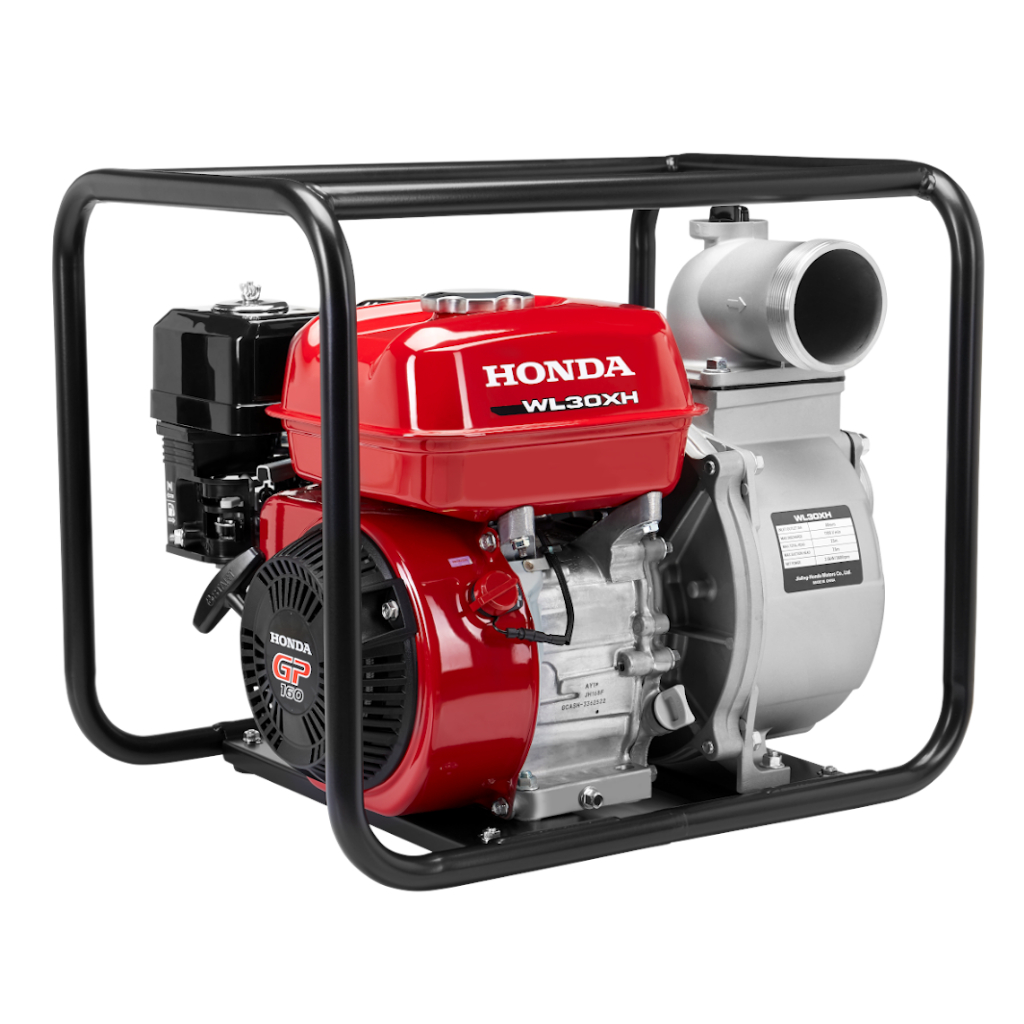 HONDA WL30XH เครื่องสูบน้ำเบนซิน4จังหวะ 5.5 HP * ท่อ 3 นิ้ว * แถมฟรีน้ำมันเครื่อง *