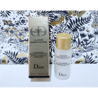 โลชั่นฟื้นฟูผิวกระชับ เปล่งปลั่ง แท้💯%DIOR PRESTIGE La Lotion Essence De Rose 10ml. มีฉลากไทย