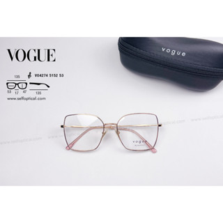 กรอบแว่น VOGUE VO4274 5152 Size 53 ลิขสิทธิแท้ 💯% พร้อมใบรับประกัน 2 ปี โดย SELF Optical