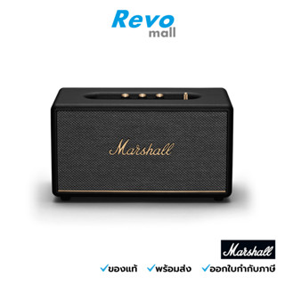 Marshall ลำโพงบลูทูธ รุ่น Stanmore III Black รองรับการเชื่อมต่อ Bluetooth 5.2  AUX 3.5 mm. และ RCA