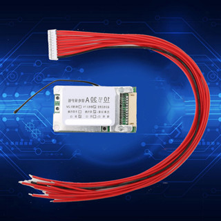 บอร์ดป้องกันแบตเตอรี่ 10S 36V 30A Li`Ion Cell 18650 Bms Pcb พร้อมฟังก์ชั่นสมดุล