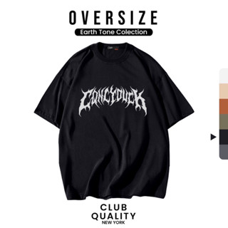 เสื้อ Oversize🔥CQN ET.04 ผ้าหนานุ่ม คอแคบ ไม่ย้วย