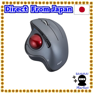 【Direct From Japan】 Nakabayashi DIGIO2 Trackball Mouse angle variable Bluetooth5.0 5 button optical gray