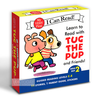 DKTODAY หนังสือ MY VERY FIRST I CAN READ BOX SET 2:LEARN TO READ WITH TUG THE PUP&amp;FRIENDS!