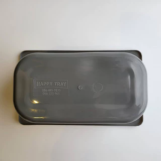 ถาดพลาสติกสำหรับใส่ไอศกรีมขนาด 1/4 พร้อมฝาปิด ทำจากพลาสติก LDPE Food Grade เนื้อเหนียว ทนความเย็น