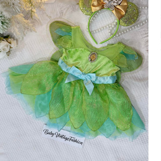 ชุดเจ้าหญิงเทียน่าเด็กมือสอง*ป้าย Disney Store/Size 1 ขวบ**TinkerBell จิ๋วๆ น่ารัก มีปีกติดมาด้วยน่ารักมาก!!!!!