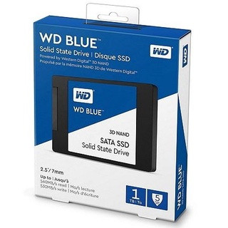 WD BLUE SSD (เอสเอสดี) 1TB SSD SATA 3D 2.5&amp;quot; (WDS100T2B0A) 1TB,SATA 3(6GB/S)- READ 560MB/S, WRITE 530MB/S,3DNAND/War