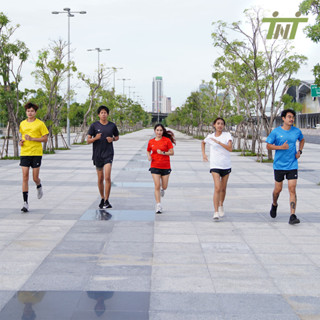 TNT Mondrian เสื้อวิ่ง Basic Tee แขนสั้น ผ้า OFR96 ผ้านุ่มลื่นเป็นเงา ระบายอากาศดี