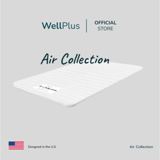 WellPlus ที่นอน Air Collection ยางพาราแท้ พับได้ ม้วนได้ หนา 1-4 นิ้ว ที่นอนยางพารา ที่นอนปิคนิค ที่นอนยางพารา