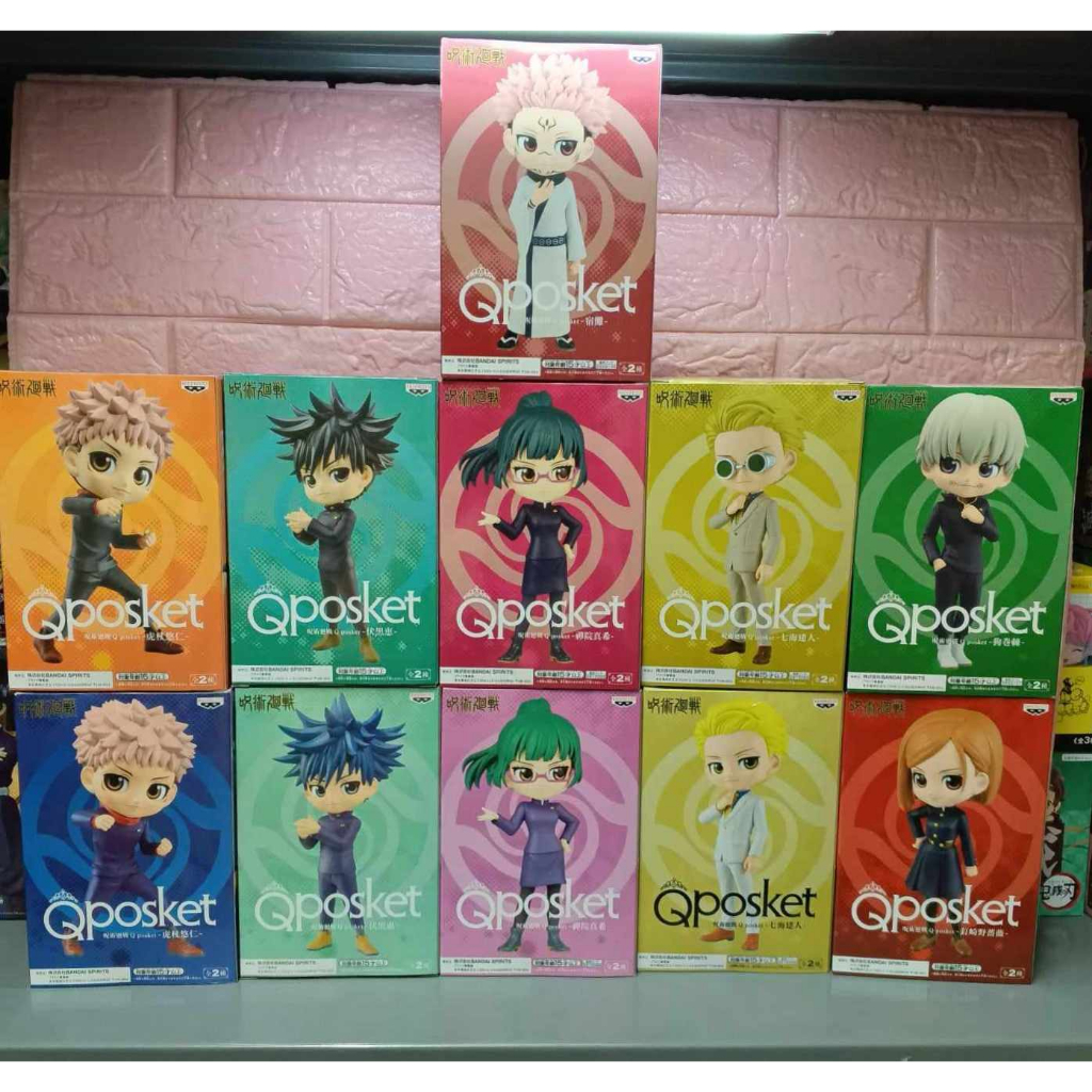 (ของแท้ 12แบบ) รวม มหาเวทย์ผนึกมาร Q Posket Jujutsu Kaisen Banpresto ยูจิ เมงุมิ โนบาระ นานามิ โทเกะ สุคุนะ