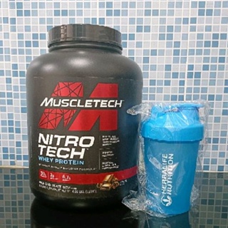 Muscletech​ Nitro tech(4lbs)แถมแก้วมีลูกกลิ้ง