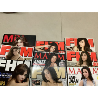 นิตยสารFHMมือสอง ปกอั้ม พัชราภา/FHMมือสอง ปก ปู ไปรยา