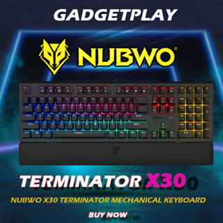 [กรุงเทพฯ ด่วน 1 ชั่วโมง] NUBWO X30 TERMINATOR Mechanical Keyboard คีย์บอร์ดเกส์มิ่ง มีให้เลือกทั้ง Blue SW และ Red SW