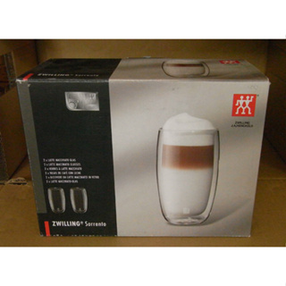 ZWILLING แก้วดับเบิ้ลวอลล์ Latte Macchiato เซท 2 ชิ้น รุ่น Sorrento เก็บรักษาความร้อนและเย็น 350 มล มือสอง