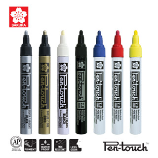 SAKURA (ซากุระ) ปากกา Pen Touch Marker 2.0mm ปากกาน้ำมัน ปากกาเขียนยาง เพ้นท์รองเท้า รหัส XPMK-B,XPFKA