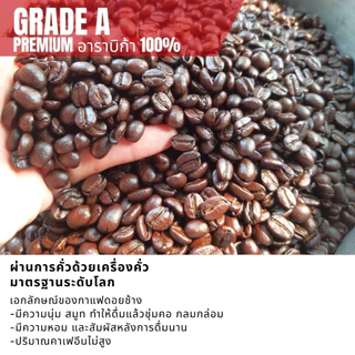 เมล็ดกาแฟดอยช้างพรีเมี่ยมเกรดA,A+ บรรจุถุงซิปล็อคติดวาล์ว 500กรัม เมล็ดกาแฟอราบิก้า100 % กาแฟคั่วอ่อน/คั่วกลาง/คั่วเข้ม