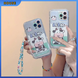 💲คูปองเคลม💲เคสไอโ case for iphone 11 12 วัวกับโซ่ เคส 14 13 12 11 pro max การป้องกันอย่างเต็มที่ ทนทาน