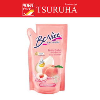 Benice Shower Cream Peachy Peach &amp; Shea Butter 400 ml. / บีไนซ์ครีมอาบน้ำพีชชี่พีช แอนด์ เชียร์บัตเตอร์ 400 มล. ถุงเติม