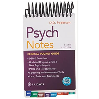 Psych Notes: Clinical Pocket Guide (Spiral Bound) ISBN:9781719645454