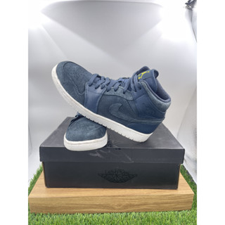 [ของแท้100%มือสอง]Nike Air Jordan 1 Mid Armory Navy(EUR43:27.5cm.)