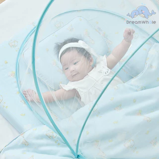 DreamWhale มุ้งกันยุง มุ้งโปร่งทรงโดมมินิมอล ตาข่ายนุ่มละเอียดไม่กระด้าง โล่งโปร่งเย็น พกพาสะดวก กางเงียบไร้เสียง ซักได้