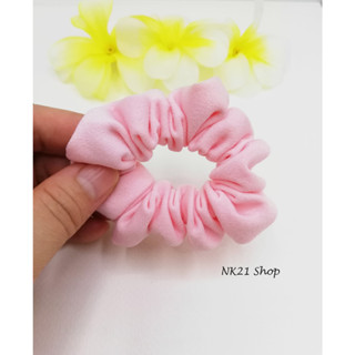 NK21 โดนัทรัดผม ไซส์มินิ หนังยางรัดผม  Mini Scrunchies,Scrunchies,Scrunchy,Hair accessories