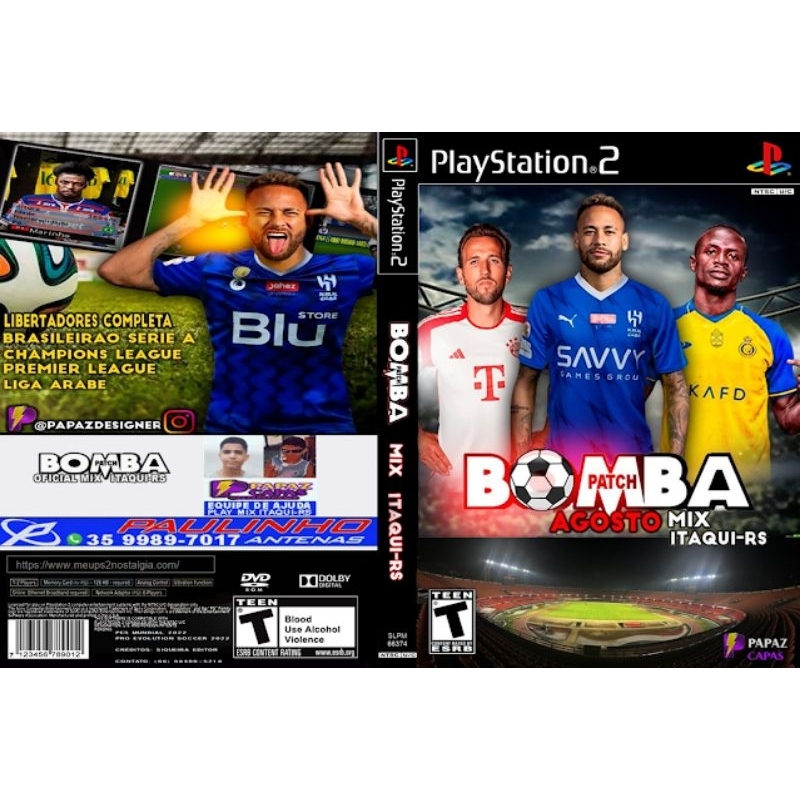 แผ่นเกม​ Pes2024​ Efootball​2024​ Winning2024 Ps2​ ภาคใหม่​ เนย์มาร์​ มาเน่ เเฮรี่เคน​ ย้ายทีม​ อัพเ