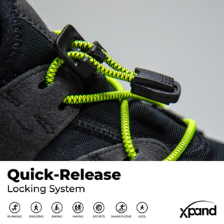 Round Lacing System Quick Release เชือกรองเท้า