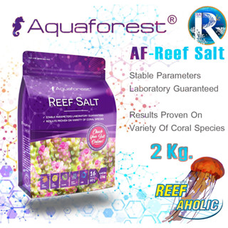 Aquaforest Reef Salt Bag 2 Kg. เกลือบรรจุถุงลดโลกร้อนนะคะ ขนาดเหมาะมากสำหรับเปลี่ยนน้ำประมาณ 60 - 65 ลิตร