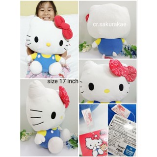 (พร้อมส่ง) ตุ๊กตามือสอง คิตตี้ตัวใหญ่ kitty sanrio ตุ๊กตาคิตตี้ ลิขสิทธิ์แท้ แมวคิตตี้