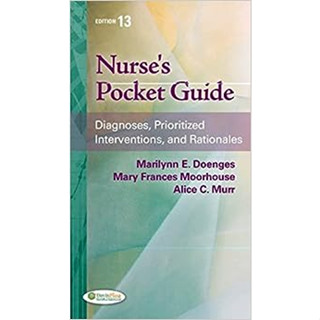 Nurses Pocket Guide: Diagnoses, Prioritized interventions and Rationales (Paperback) ISBN:9780803627826