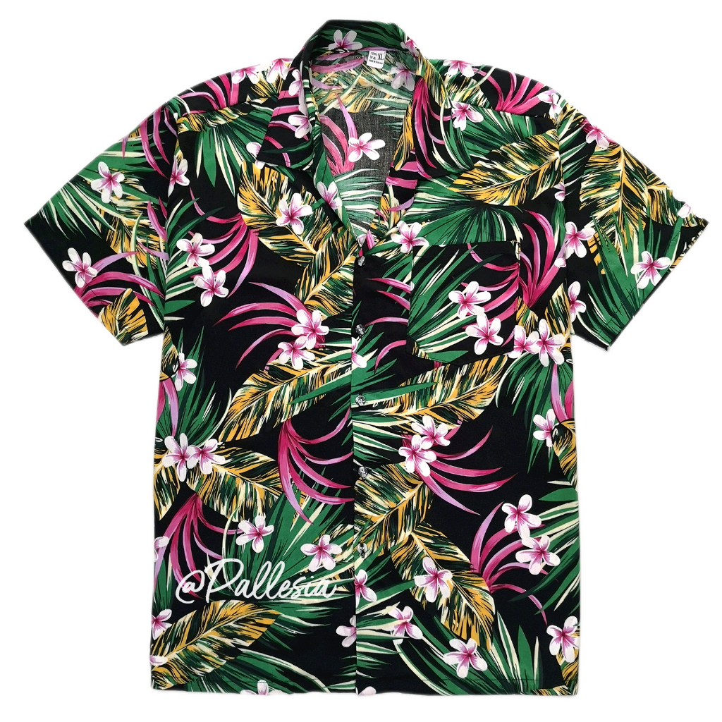 5สี 4ไซส์ เสื้อเชิ้ตฮาวาย ลายดอกไม้ ลายใบไม้ประดับ ผ้านิ่มใส่สบาย HW604 – โปรปัง